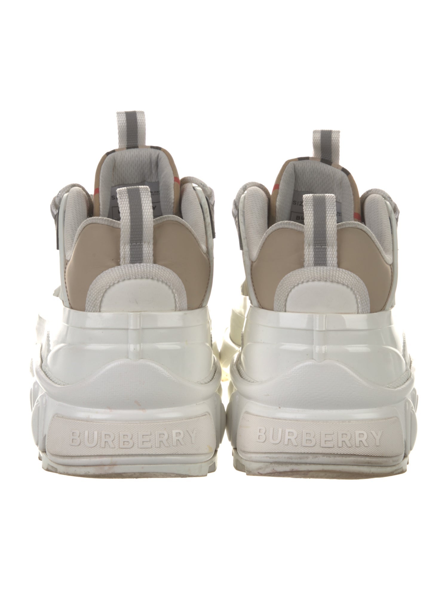 Burberry Canvas Printed Sneakers